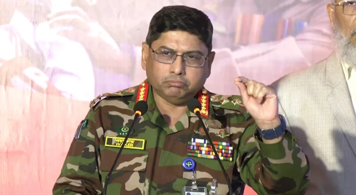 কাদা ছোড়াছুড়ি বন্ধ করুন, সেনাপ্রধানের সতর্ক বার্তা