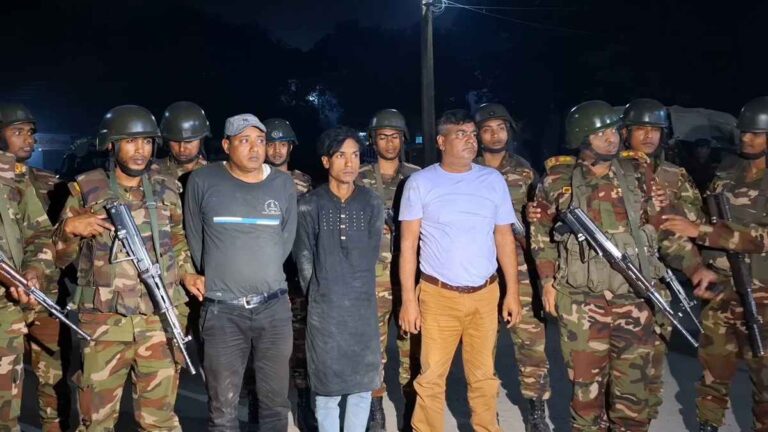 জামালপুরে চাঁদাবাজির অভিযোগে বিএনপির ৩ নেতা-কর্মী আটক