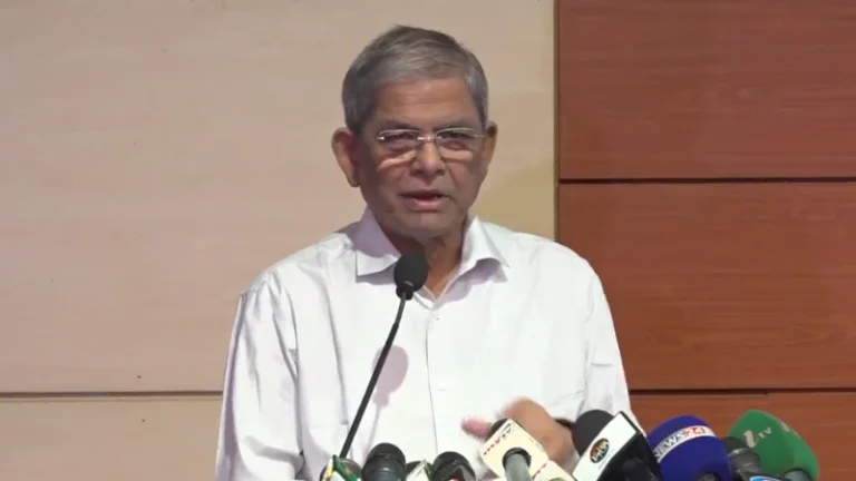 ট্রাম্প-শি-মোদি এসে ধাক্কা দিয়ে কিছু করে দিয়ে যাবে না: মির্জা ফখরুল