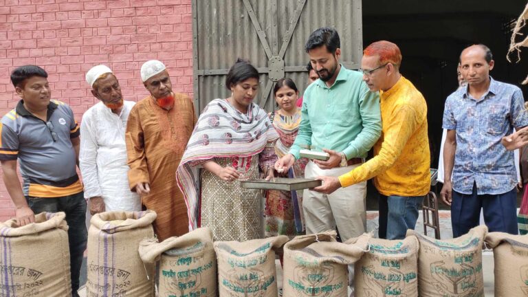 নালিতাবাড়ীতে বোরো ধানচাল সংগ্রহ অভিযানের উদ্বোধন