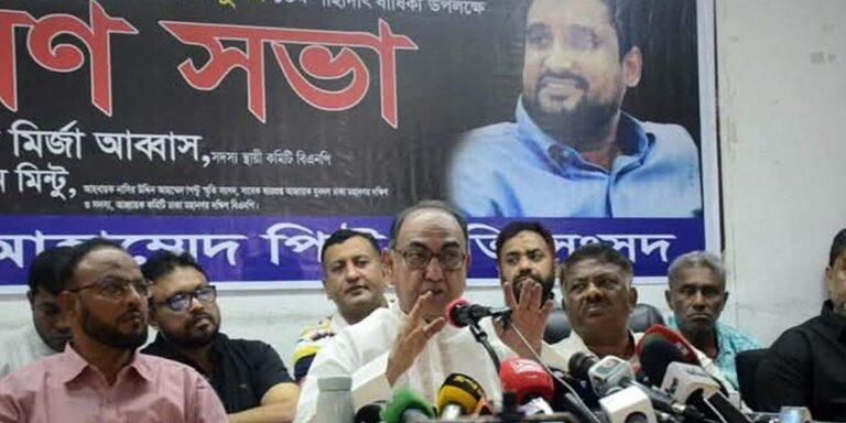 আওয়ামী লীগ নিষিদ্ধের আড়ালে নাটকীয়তা চলছে: মির্জা আব্বাস