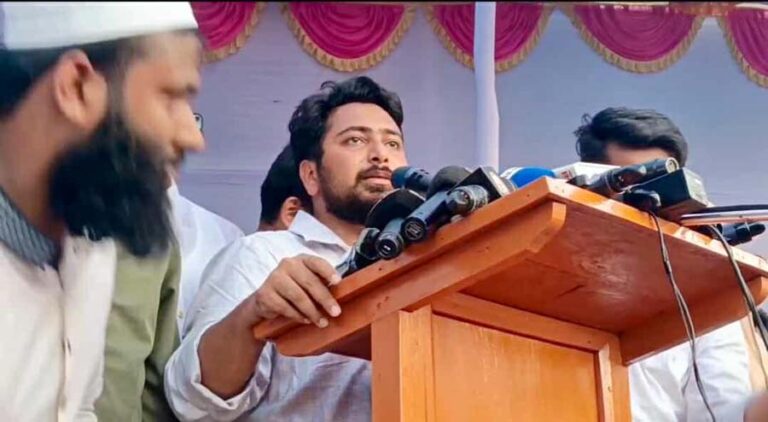 ভারত নিরীহ মুসলমানদের অন্যায়ভাবে বাংলাদেশে পুশইন করছে- শেরপুরে নাহিদ ইসলাম