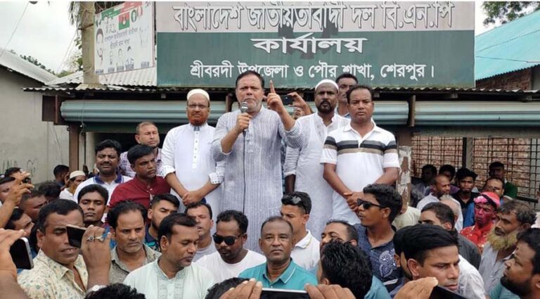 জুলাই গণঅভ্যুত্থান উদযাপন উপলক্ষে শ্রীবরদীতে বিএনপি’র বর্ণাঢ্য বিজয় র‌্যালি