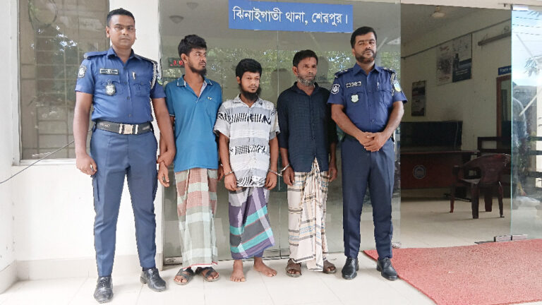 ঝিনাইগাতীতে সাংবাদিকের ওপর চোরাকারবারিদের হামলা, গ্রেপ্তার ৩
