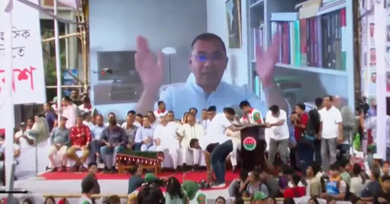 কথামালা নয়, আমরা চাই জনগণের উন্নতি: তারেক রহমান