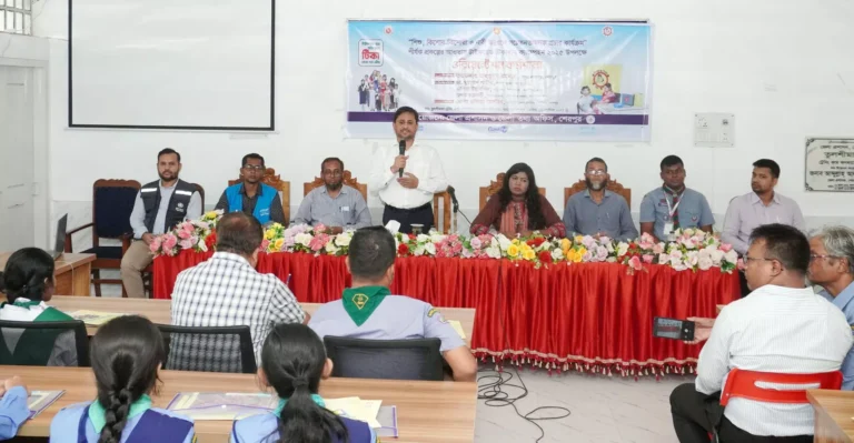 শেরপুরে টাইফয়েড টিকাদান ক্যাম্পেইন উপলক্ষে ওরিয়েন্টেশন কর্মশালা