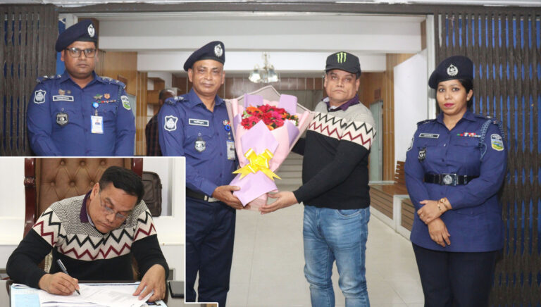 শেরপুরে নবাগত পুলিশ সুপার কামরুল ইসলামের যোগদান ও দায়িত্ব গ্রহণ